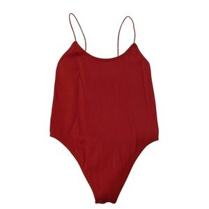 urban outfitters orange bodysuit 💋